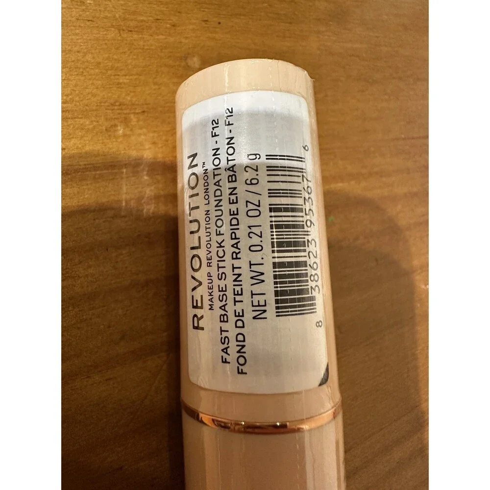Makeup Revolution Fast Base Stick Foundation F12 3Pc Lot New